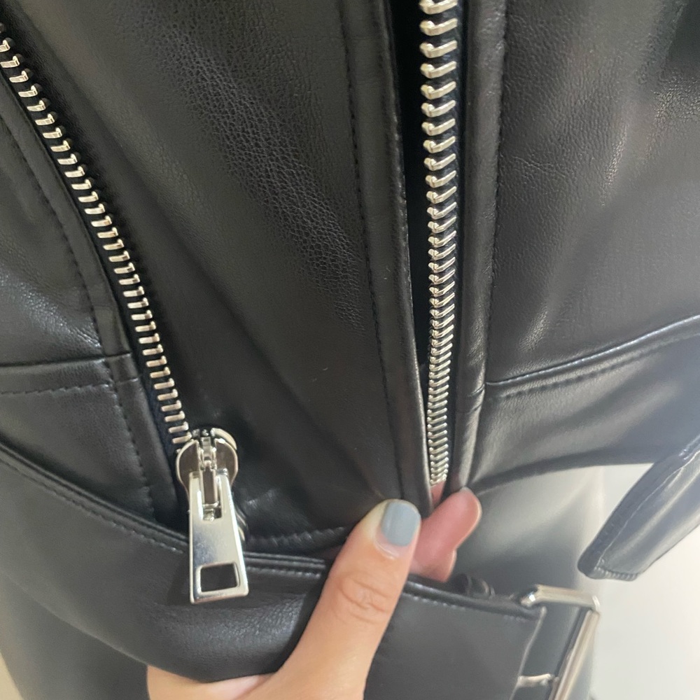 Theory Faux Leather Vest for Women - Picture 3 of 4